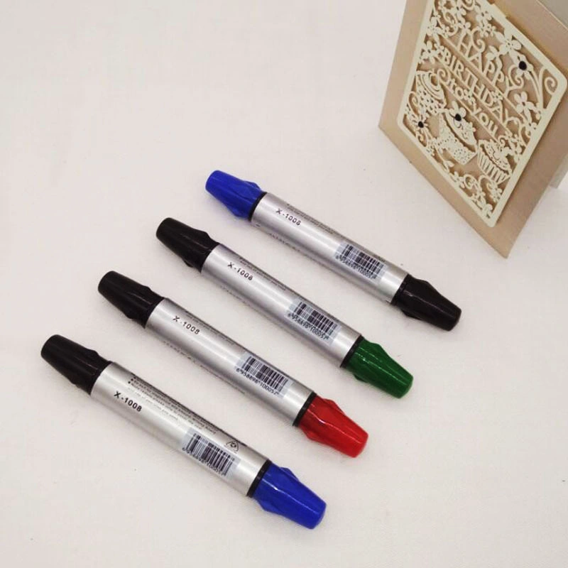 High Quality Plastic Double Headed Color Erasable White Board Marker Pen for Office School